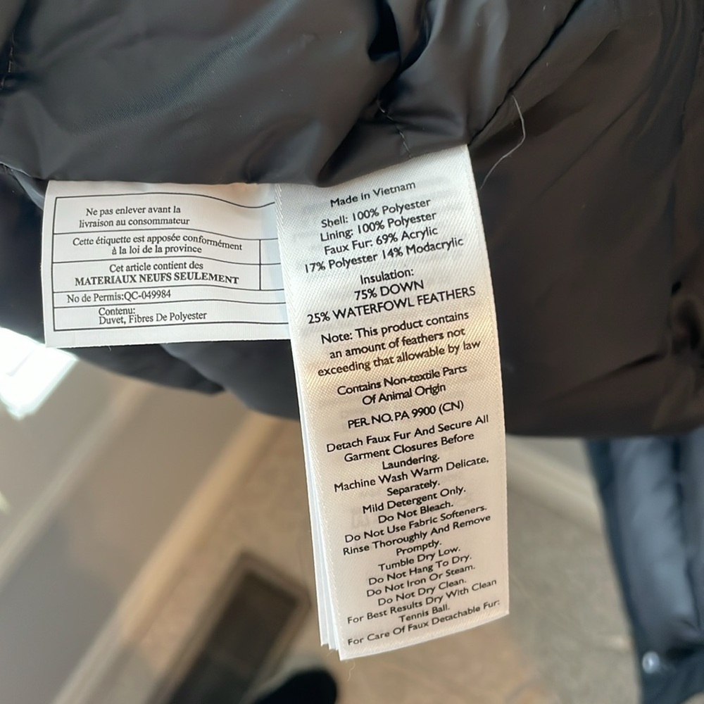 Eddie Bauer Winter Waterproof Black Down Coat - Picture 11 of 11